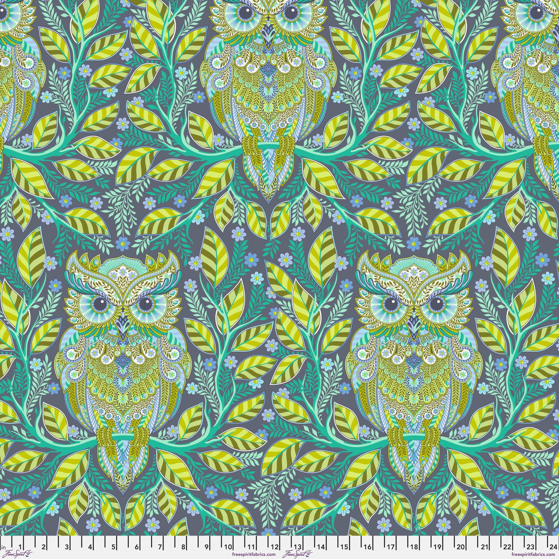 Hootie Patootie Starlight Full Moon Forest II Tula Pink Freespirit Fabrics Fabric Fetish