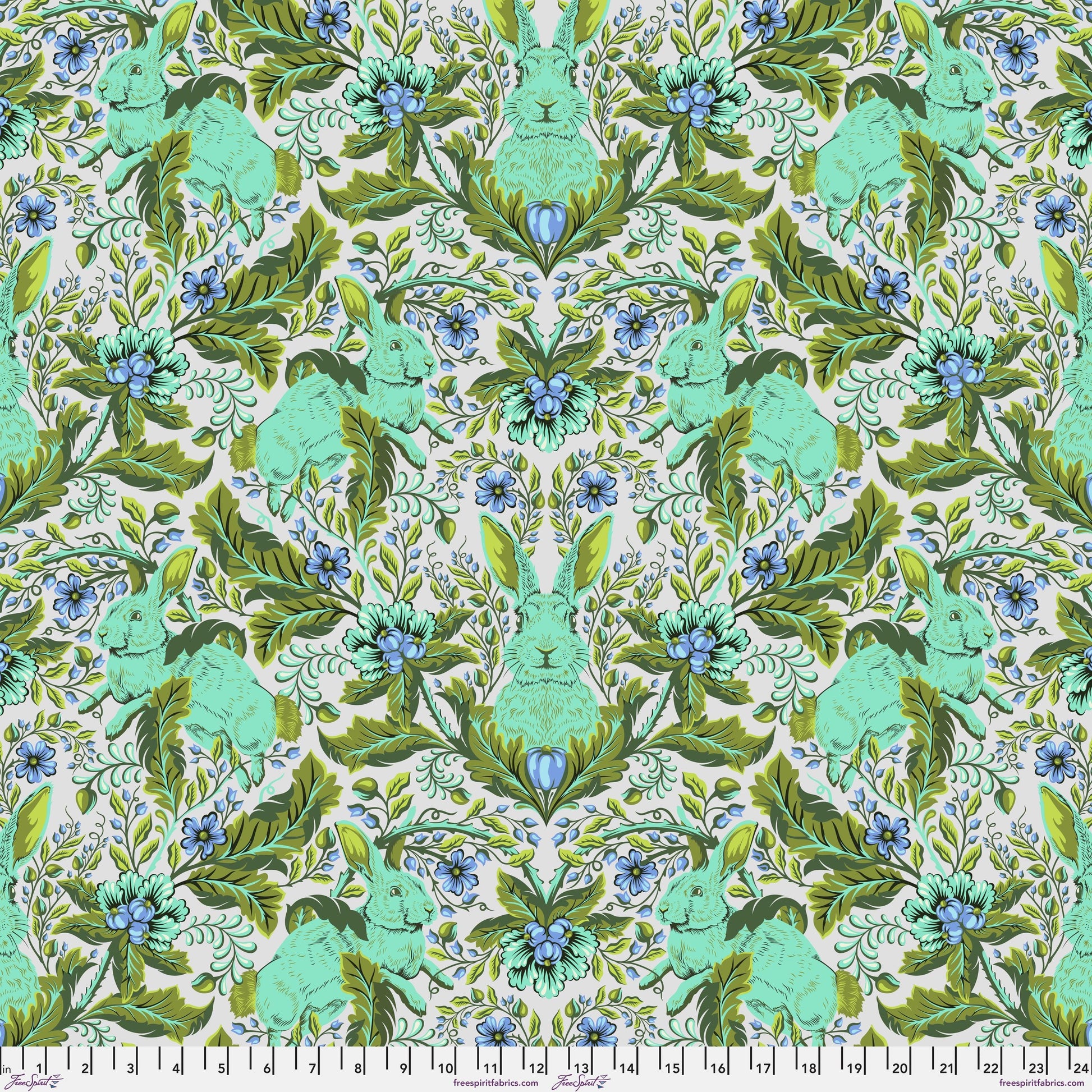 Hoppy Go Lucky Starlight Full Moon Forest II Tula Pink Freespirit Fabrics Fabric Fetish