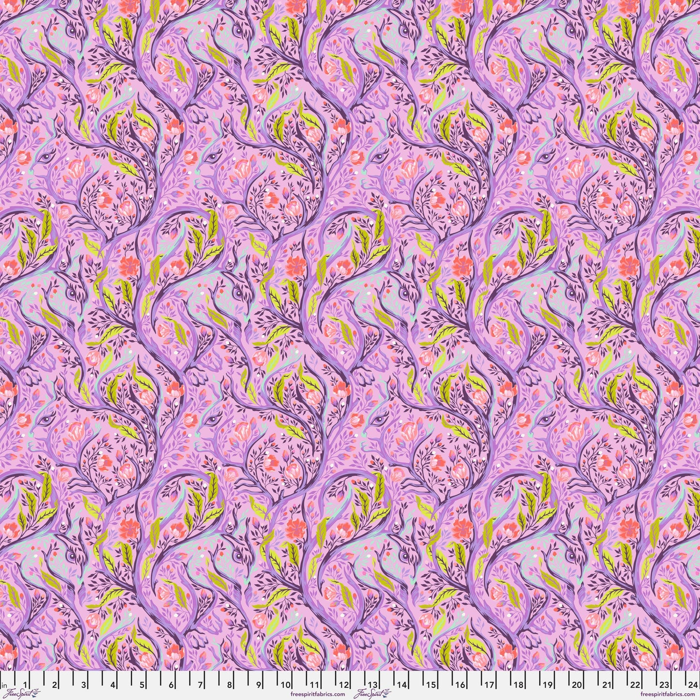 Branch Manager Blossom Full Moon Forest II Tula Pink Freespirit Fabrics Fabric Fetish