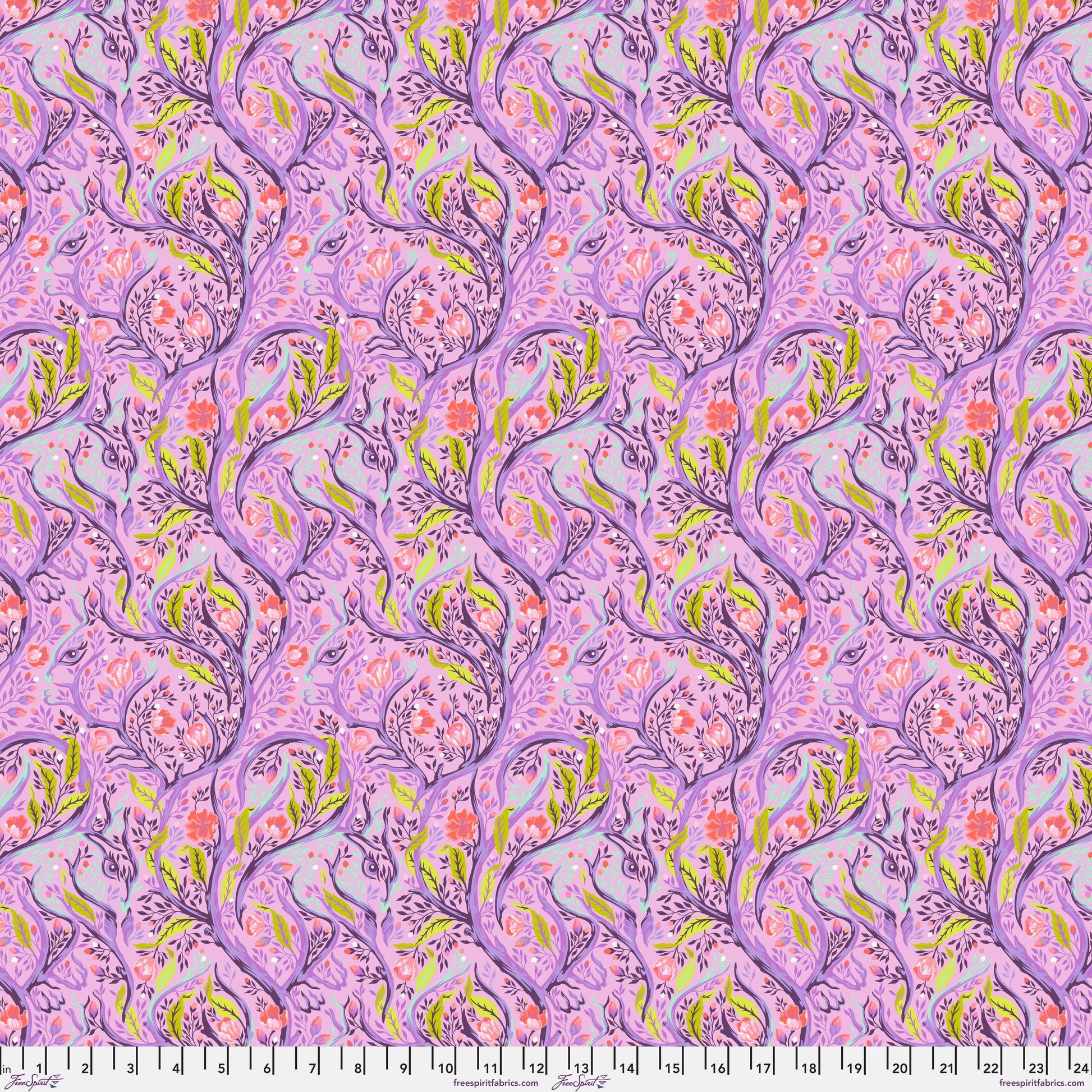 Branch Manager Blossom Full Moon Forest II Tula Pink Freespirit Fabrics Fabric Fetish