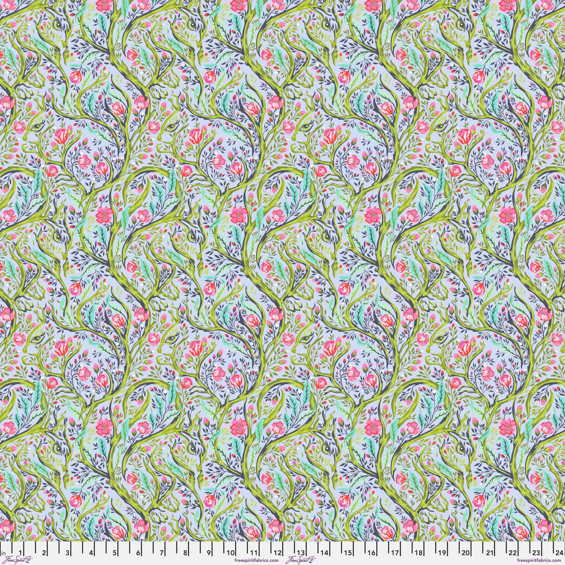 Branch Manager Starlight Full Moon Forest II Tula Pink Freespirit Fabrics Fabric Fetish