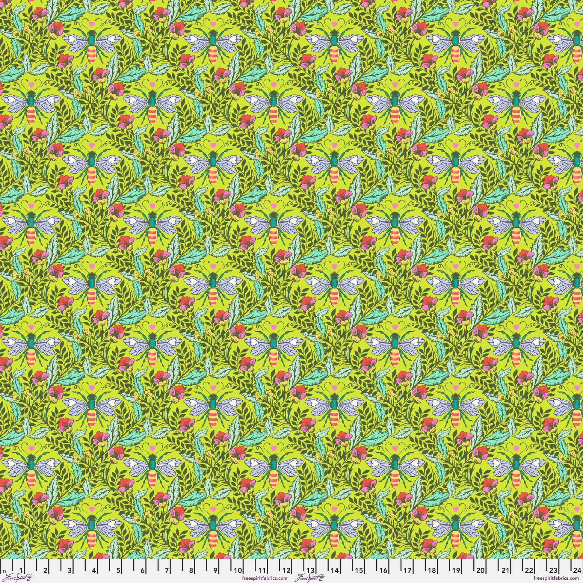 Shake Your Honey Maker Enchanted Full Moon Forest II Tula Pink Freespirit Fabrics Fabric Fetish