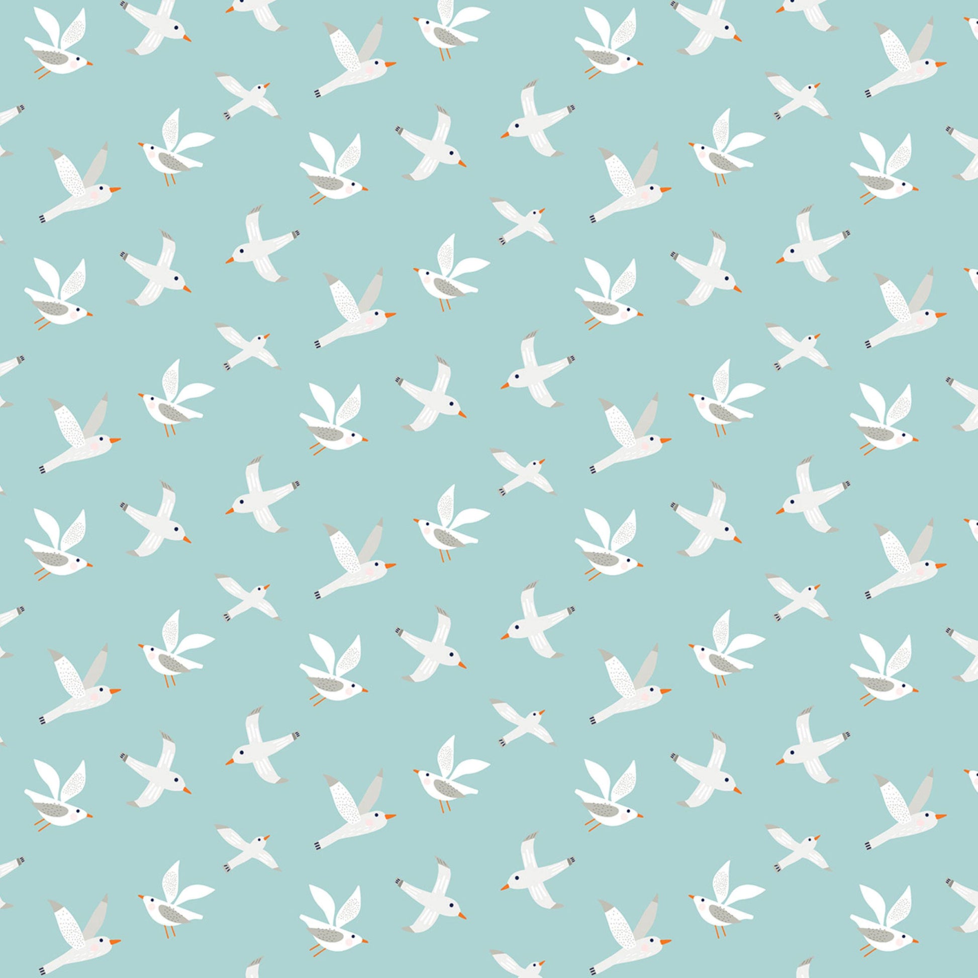 Seagulls Coast Sally Payne Dashwood Studio Fabric Fetish