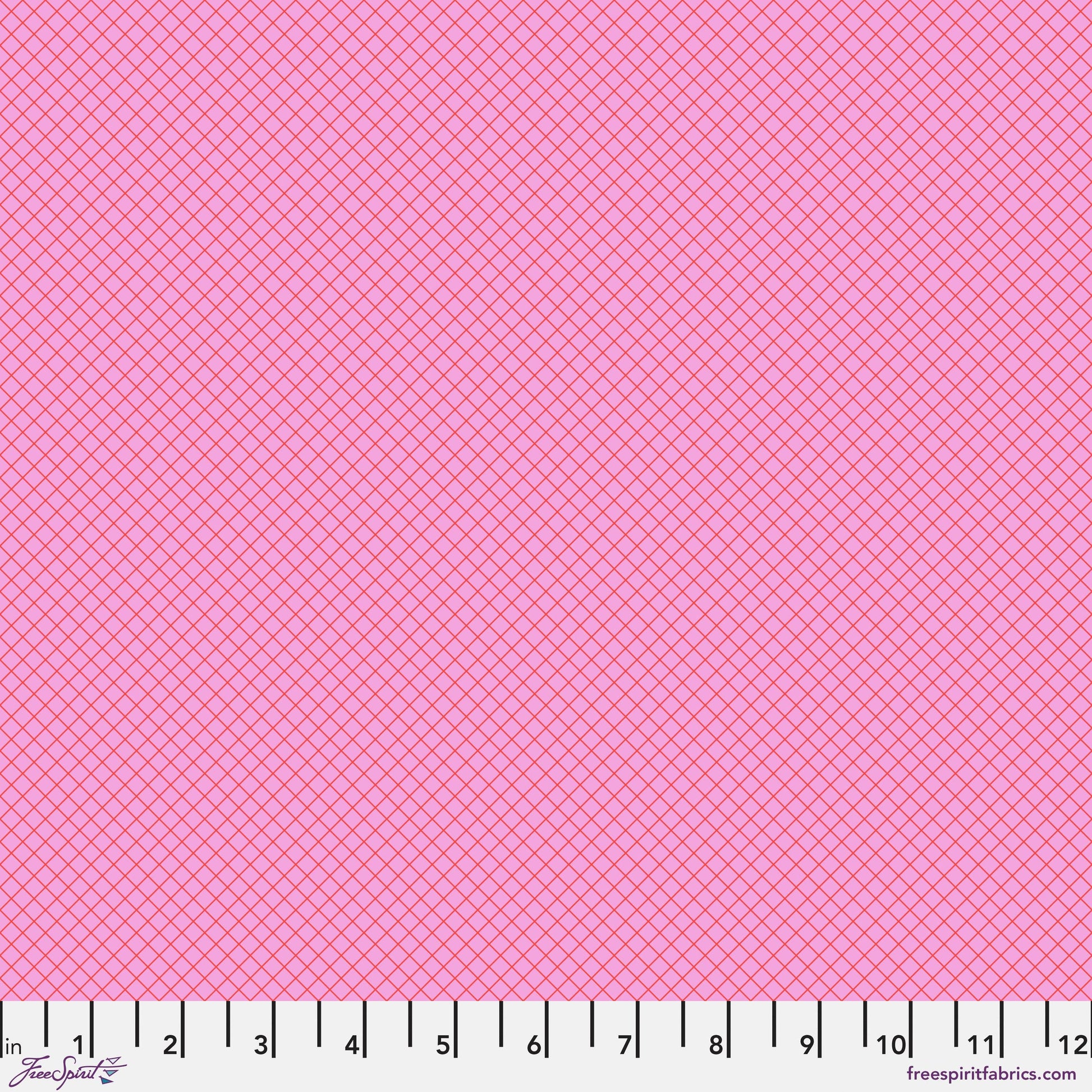 On the Grid Bubblegum True Colors 2025 Tula Pink Freespirit Fabrics Fabric Fetish
