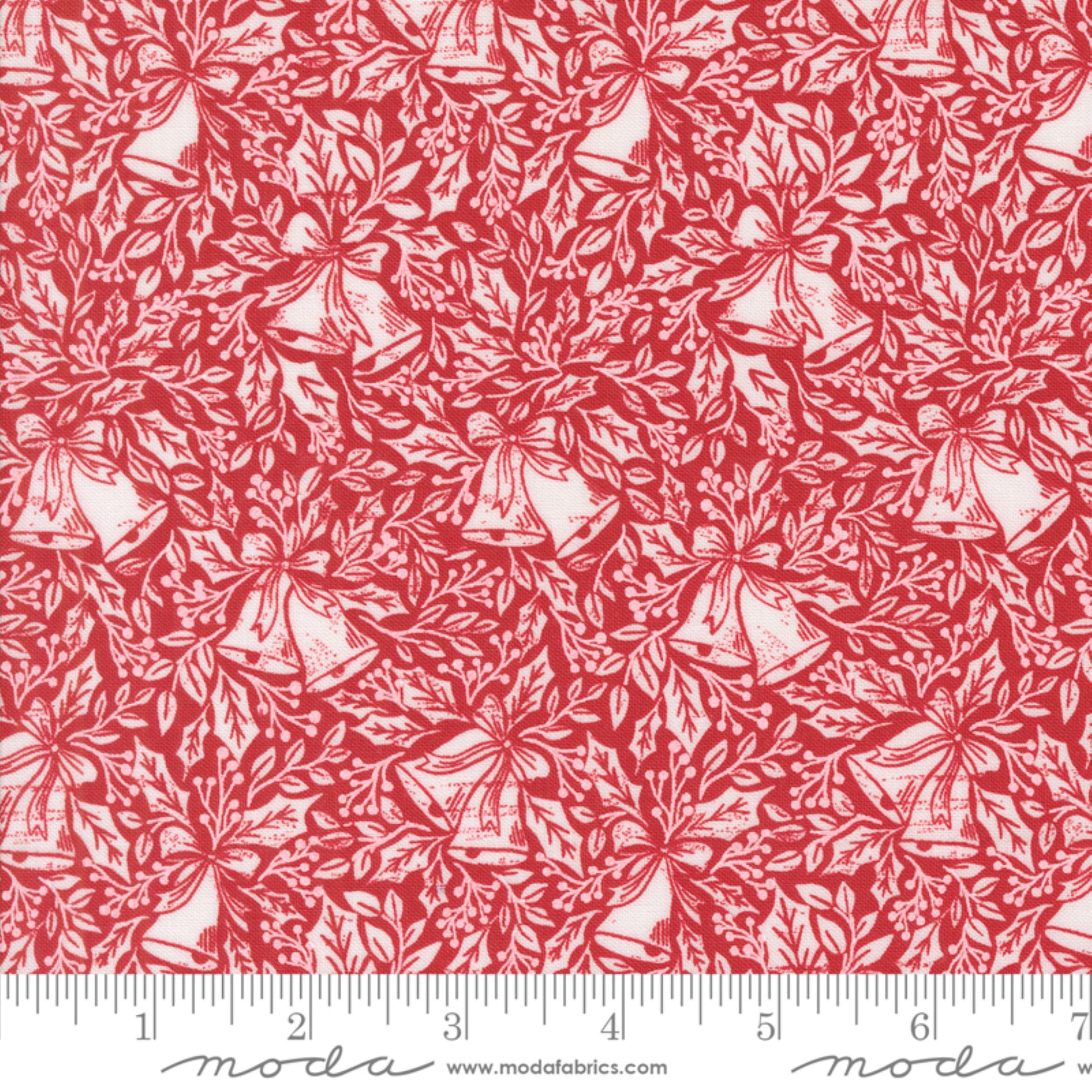 Bell Song Cranberry Berry and Pine Lella Boutique Moda Fabric Fetish