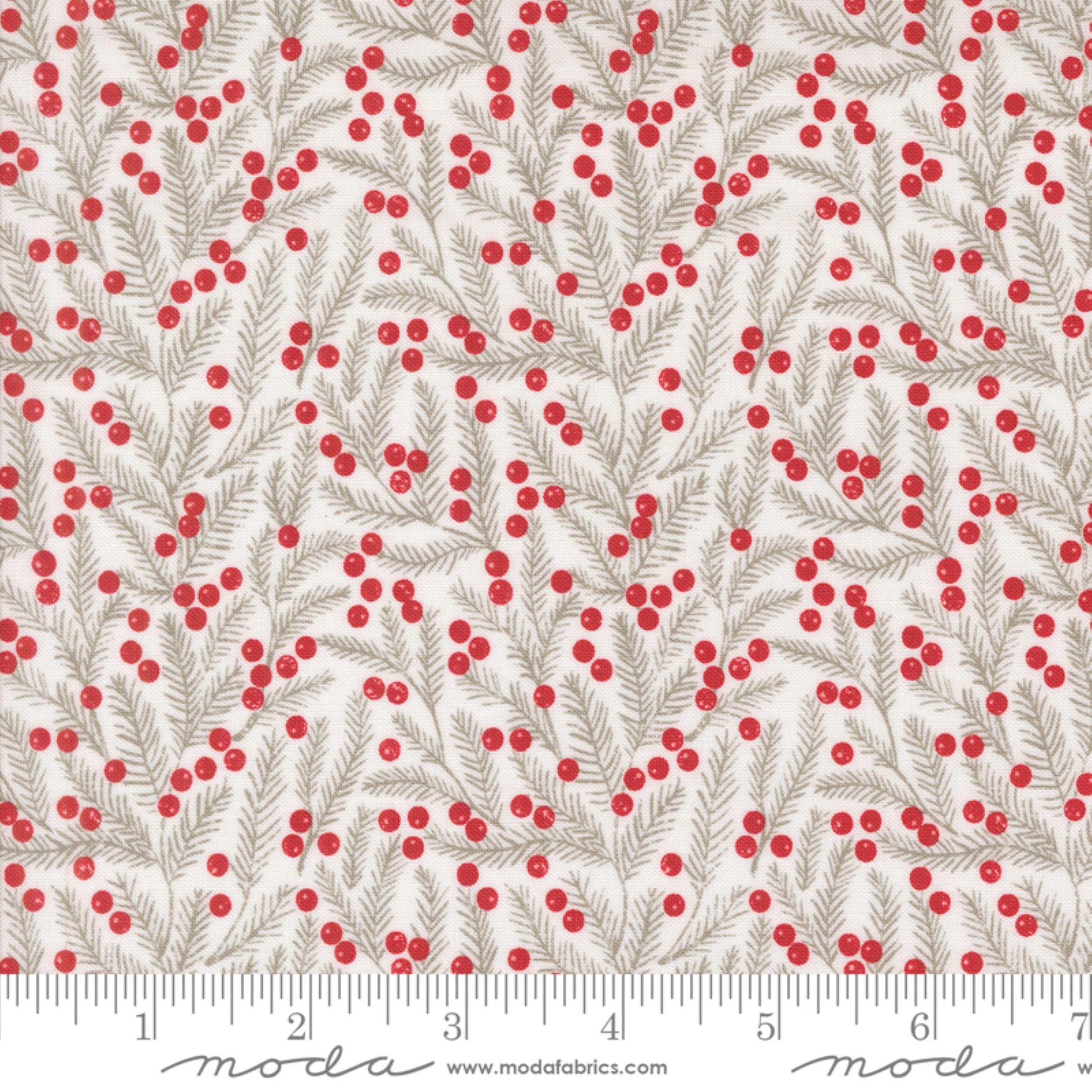 Pine Needles Snow Berry and Pine Lella Boutique Moda Fabric Fetish