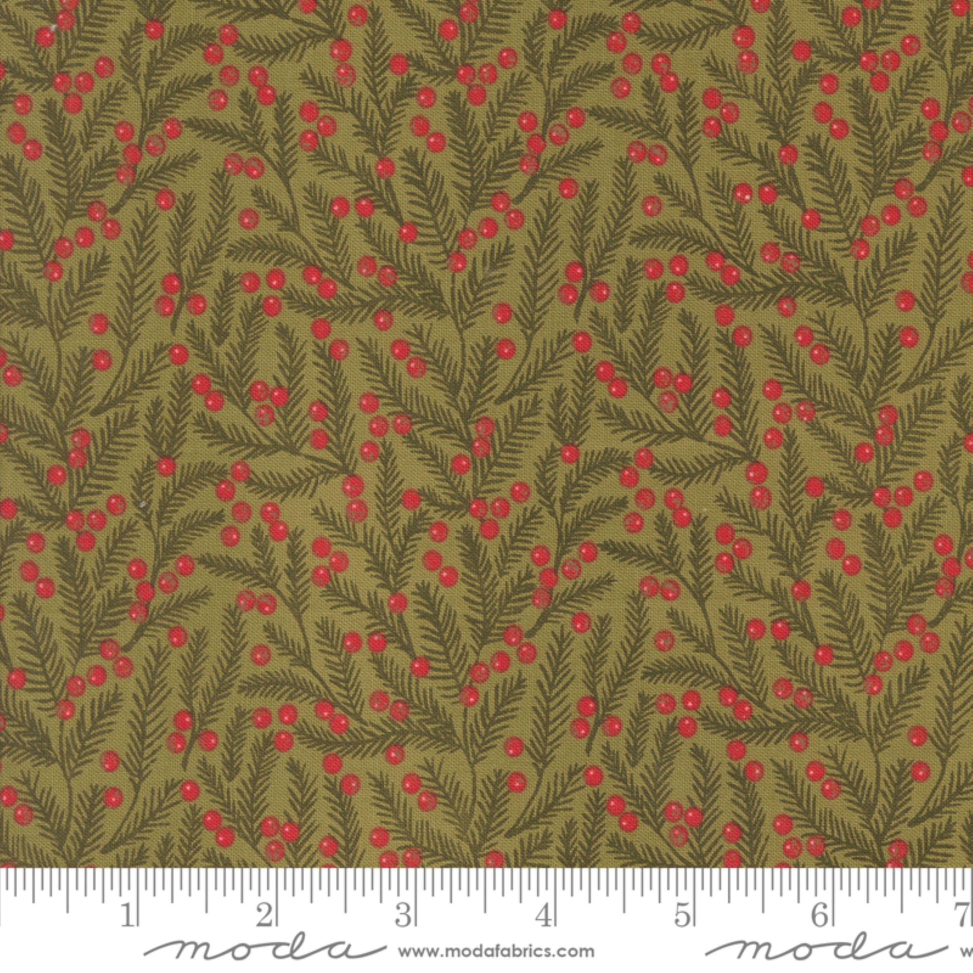 Pine Needles Sage Berry and Pine Lella Boutique Moda Fabric Fetish