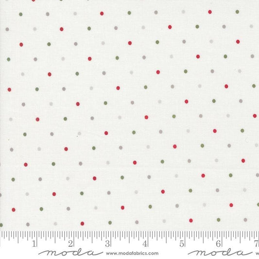 Magic Dot Christmas Berry and Pine Lella Boutique Moda Fabric Fetish