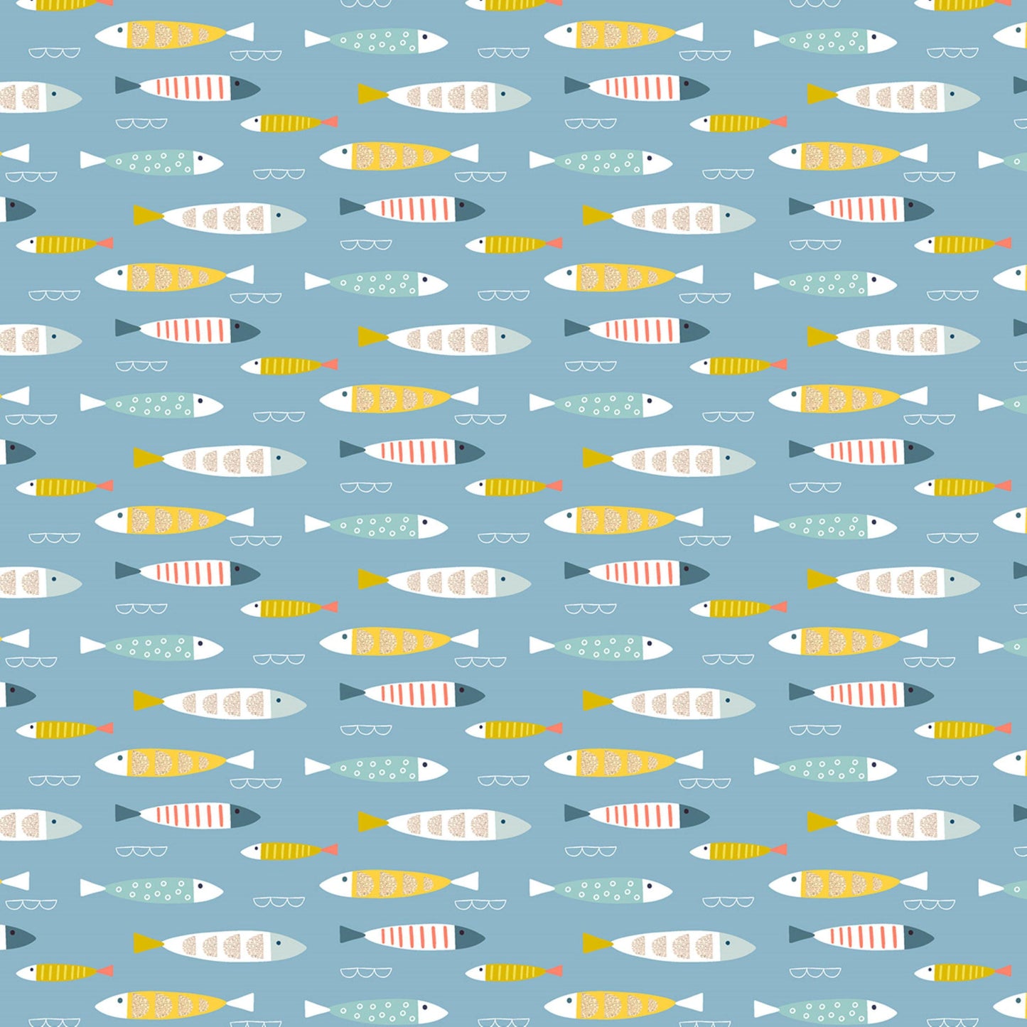 Fishy Fishy Coast Sally Payne Dashwood Studio Fabric Fetish