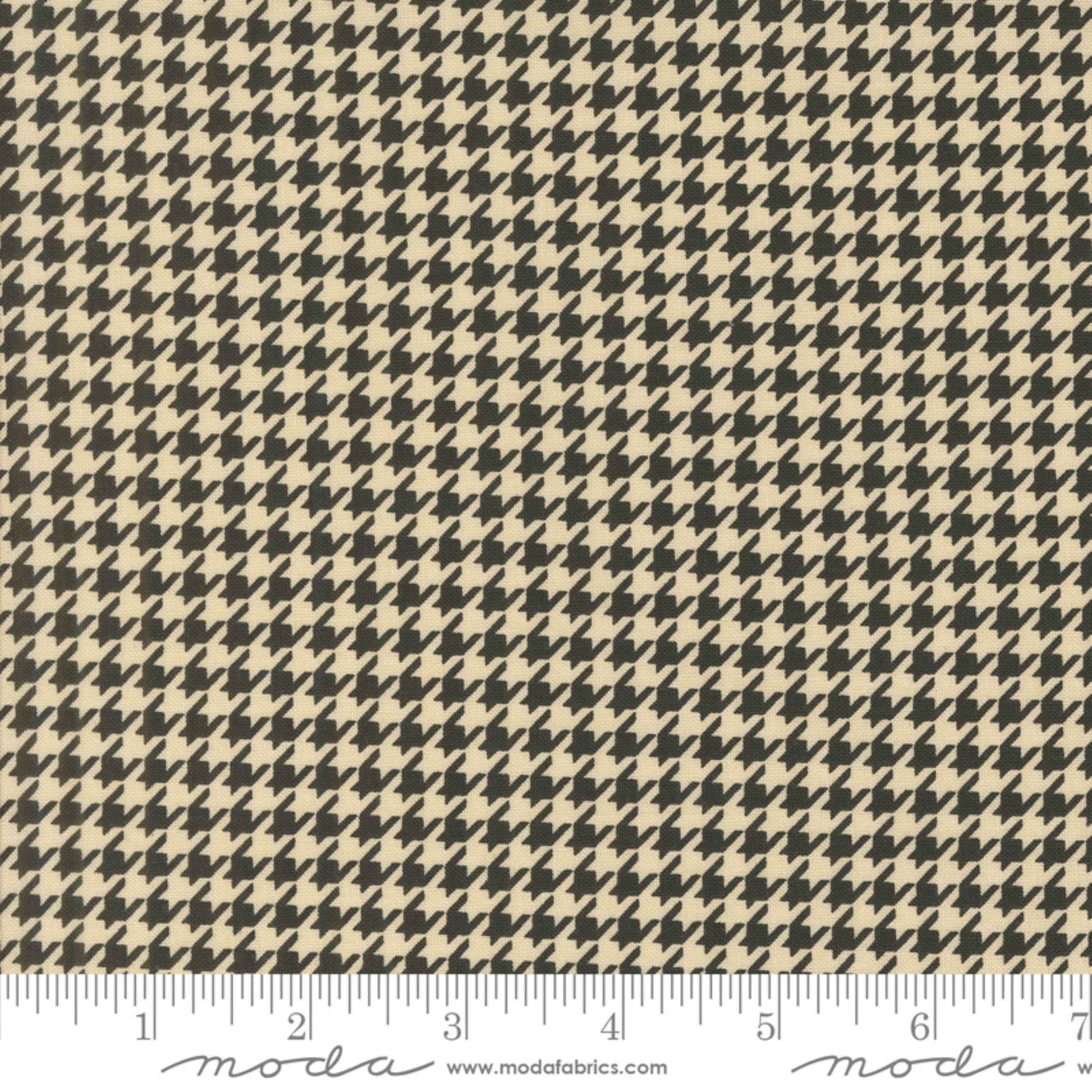 Houndstooth Bone Home Sweet Haunt Stacy Iest Hsu Moda Fabric Fetish