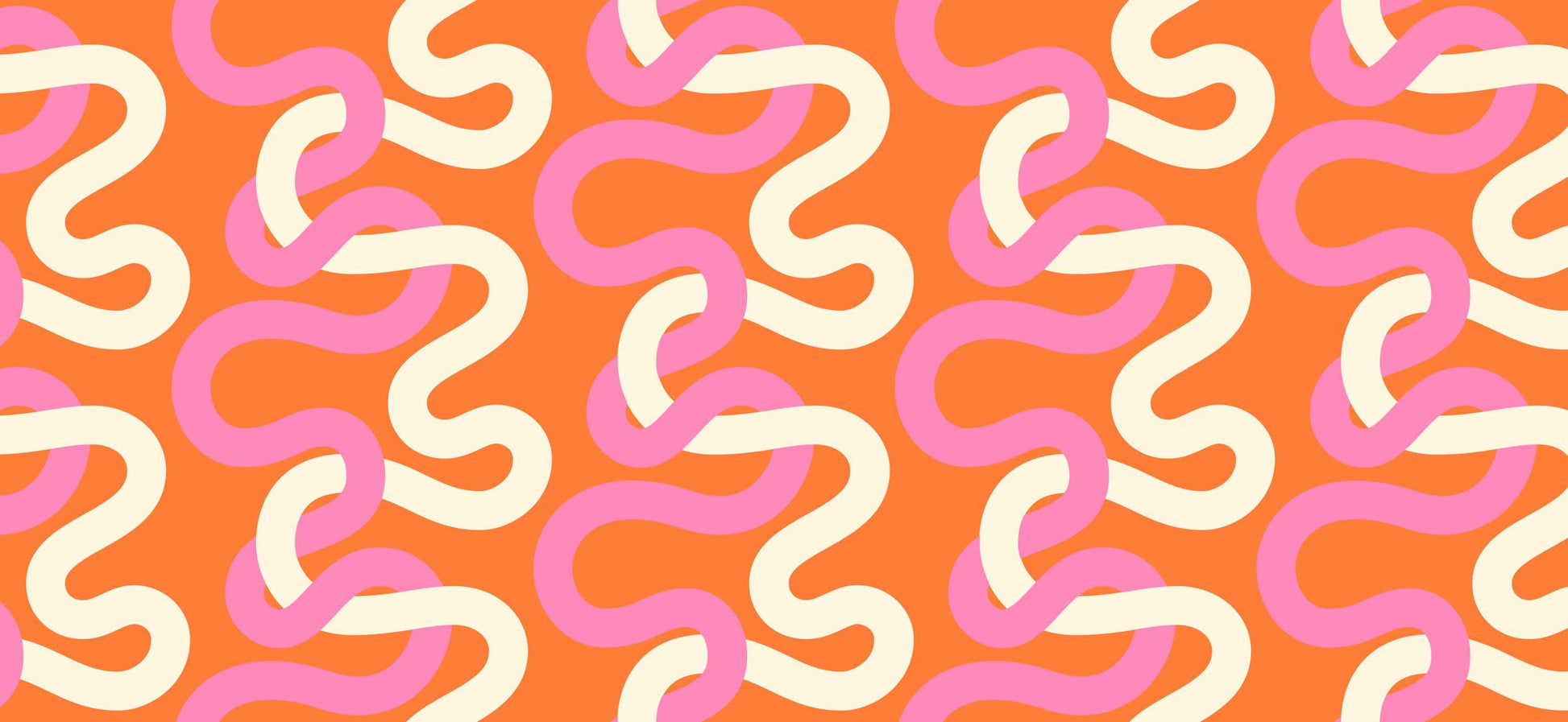 108" WIDE Tangled Tangerine Dream GROOVE Emily Van Hoff Moda Fabric Fetish