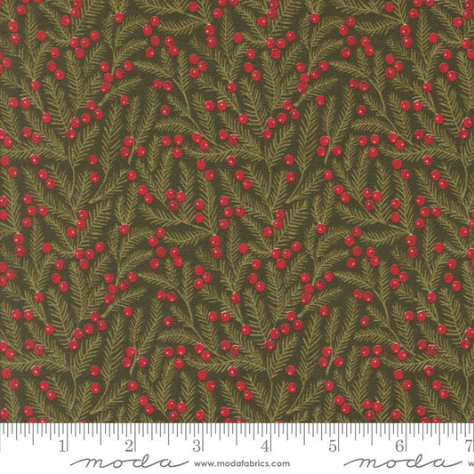 Pine Needles Evergreen Berry and Pine Lella Boutique Moda Fabric Fetish