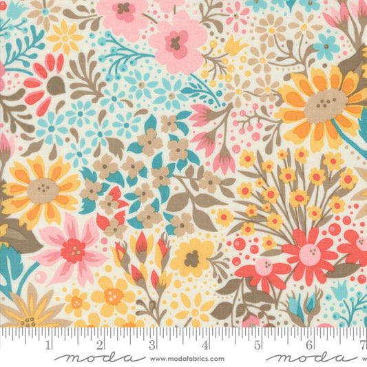 Floral Spritzer Sunday Brunch BasicGrey Moda Fabric Fetish