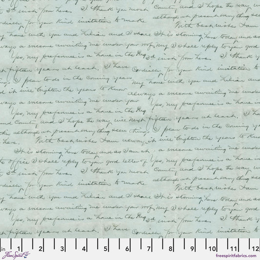 Script Blue Palette Blue Tim Holtz Freespirit Fabrics Fabric Fetish