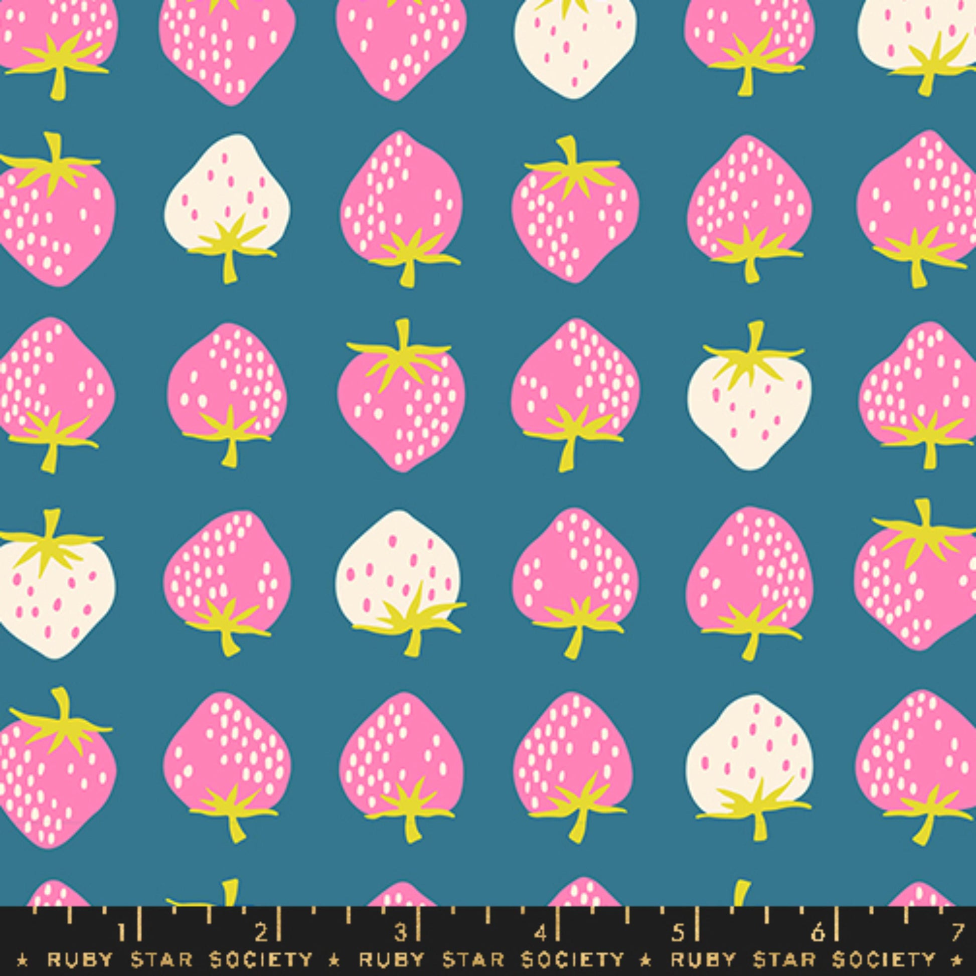 Strawberry Row Storytime Strawberry Kimberly Kight Ruby Star Society Moda Fabric Fetish