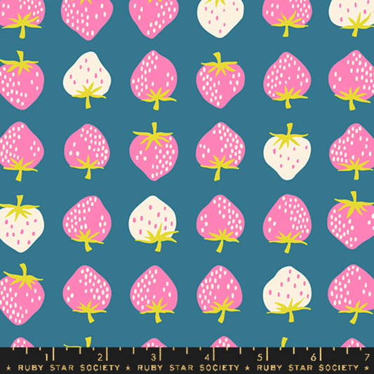 Strawberry Row Storytime Strawberry Kimberly Kight Ruby Star Society Moda Fabric Fetish