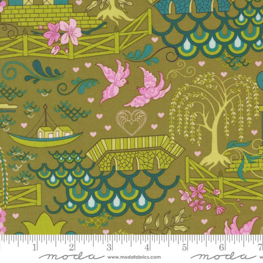 Pagoda Legendary Love Sariditty Sarah Thomas Moda Fabric Fetish