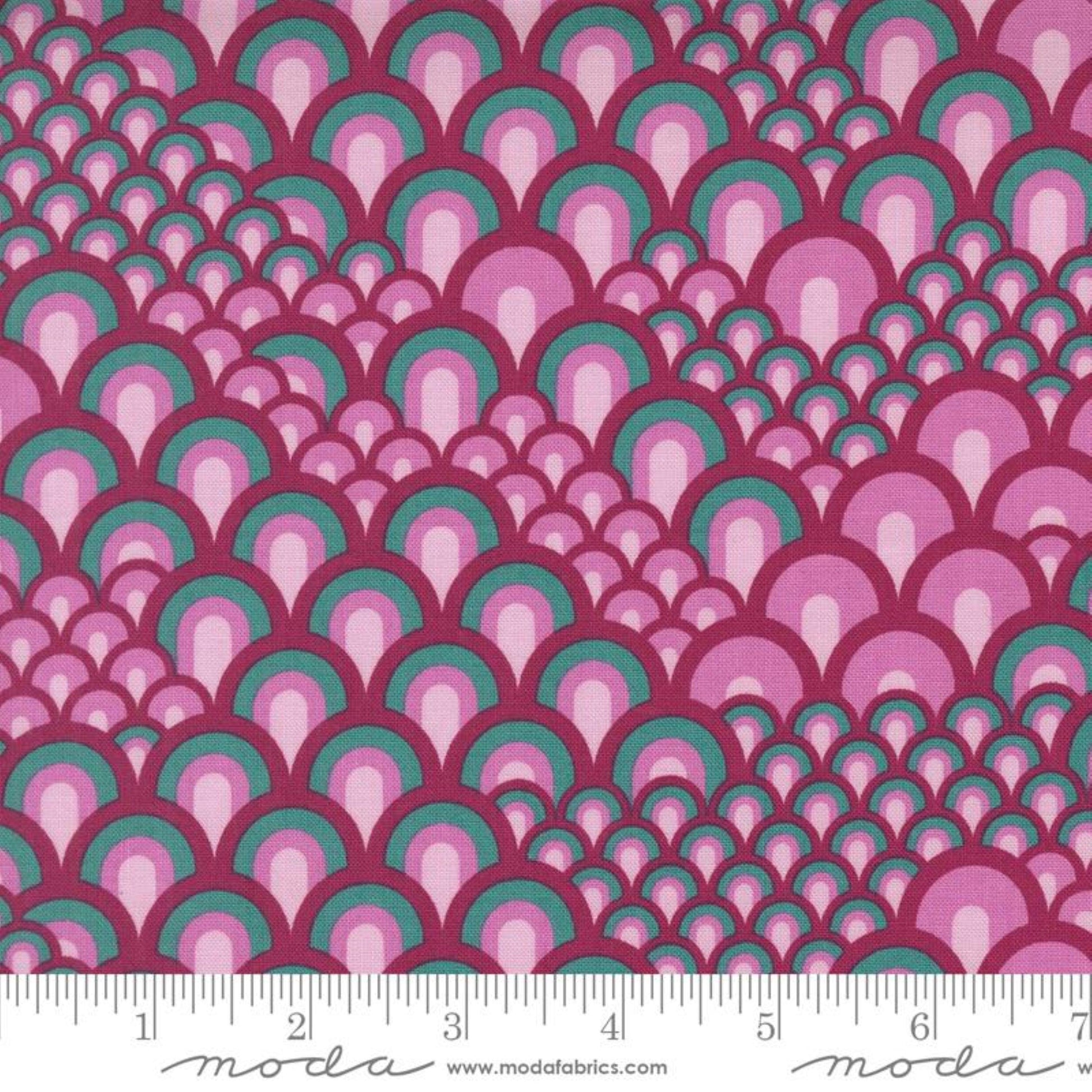 Sea Waves Wisteria Legendary Love Sariditty Sarah Thomas Moda Fabric Fetish