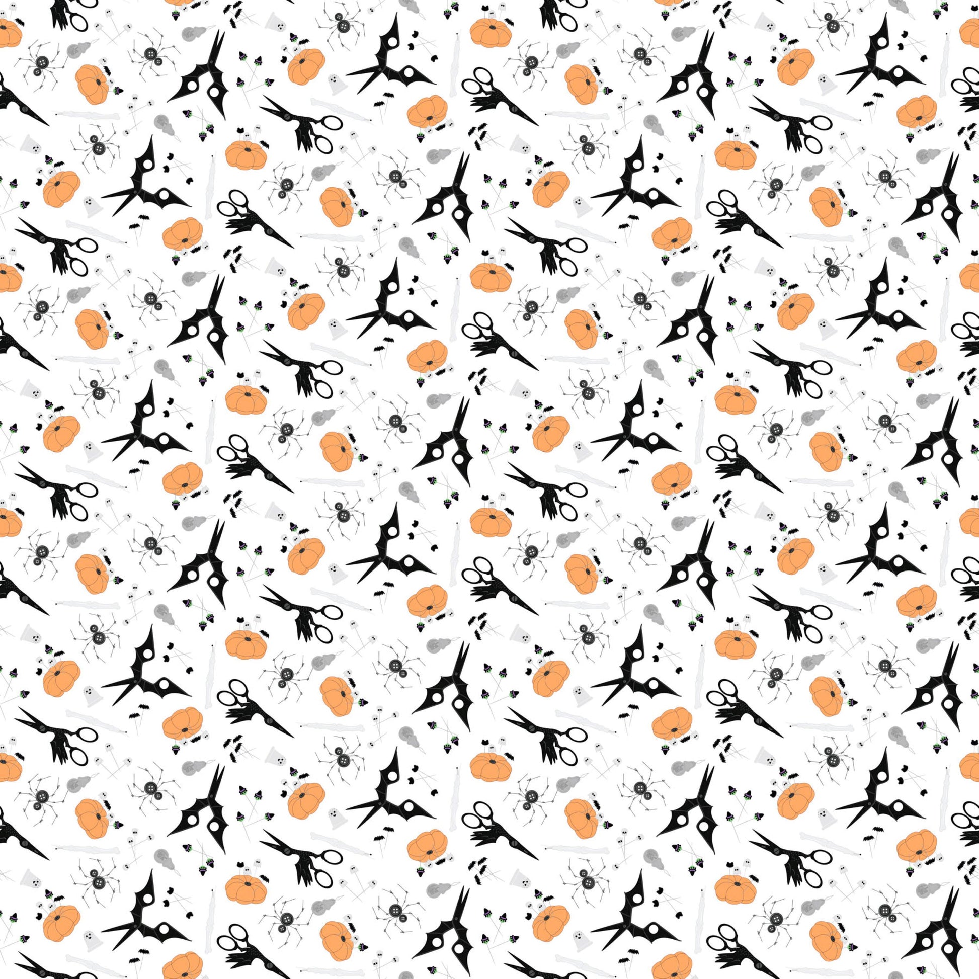 Notions White Mr. Bones Sews Kimberlee Peers Moore Figo Fabrics Fabric Fetish