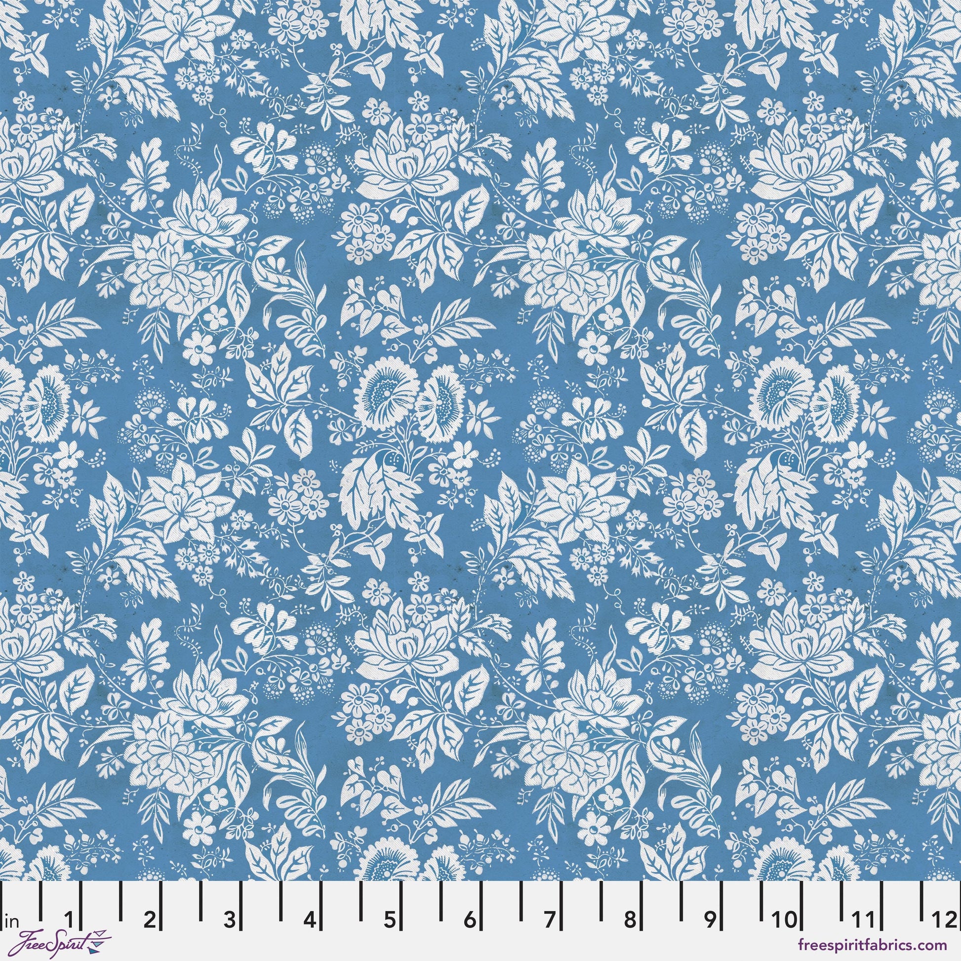 Tapestry Blue Palette Blue Tim Holtz Freespirit Fabrics Fabric Fetish