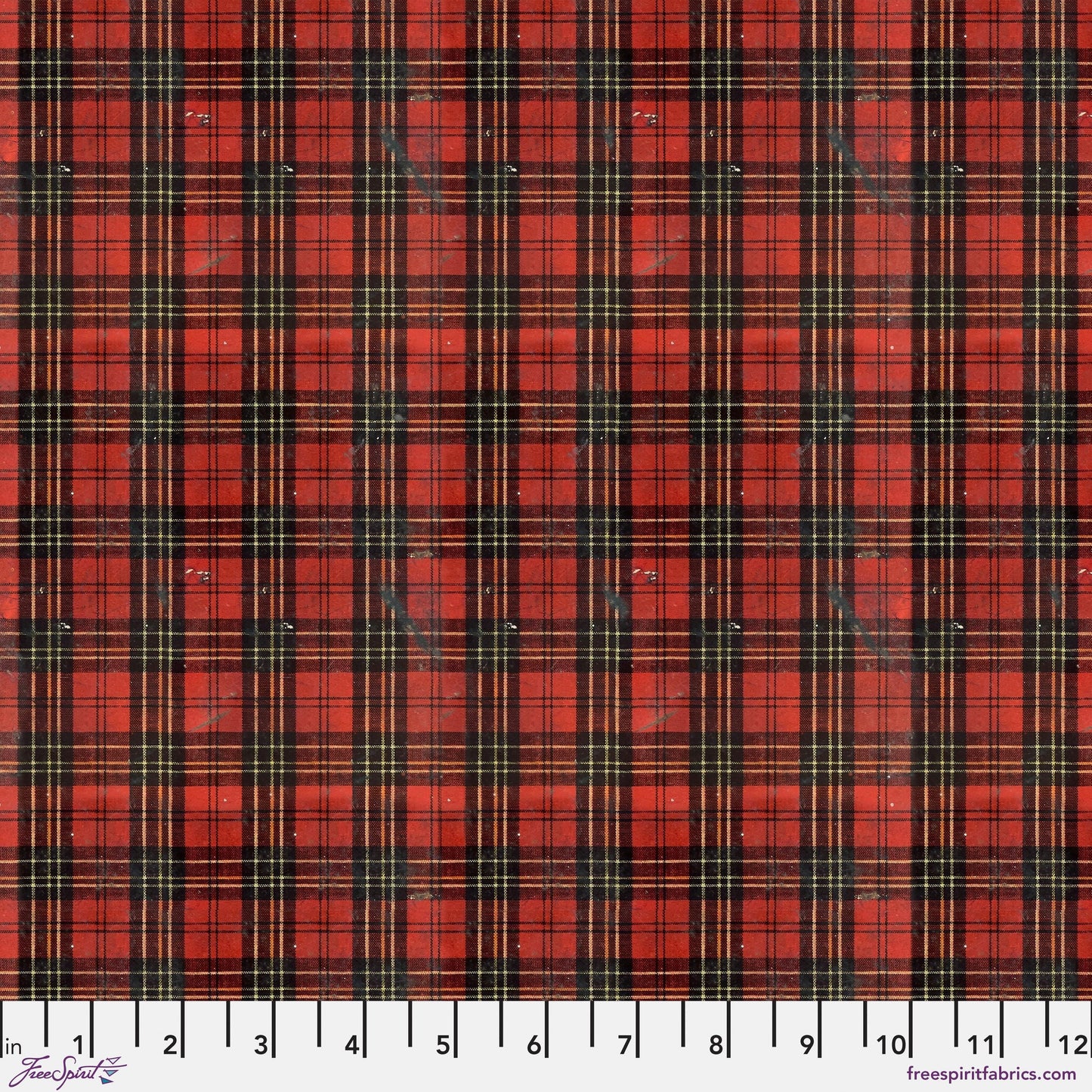 Worn Plaid Christmas Palette Seasonal Tim Holtz Freespirit Fabrics Fabric Fetish