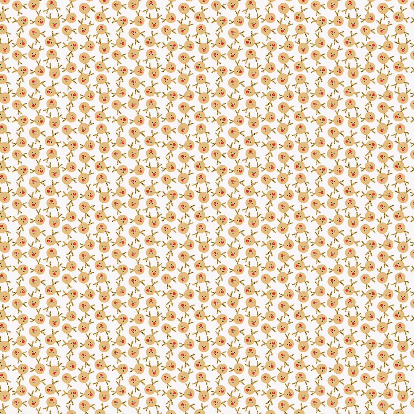 Rein In Deer Tan Yuan Xu Snow Day Fun RJR Fabrics Fabric Fetish