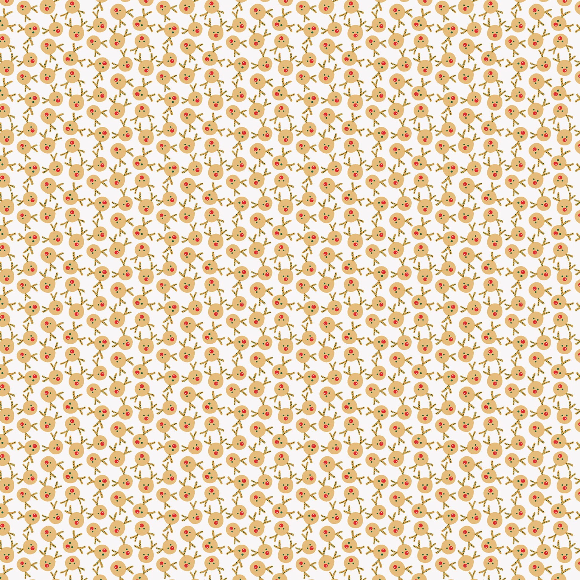 Rein In Deer Tan Yuan Xu Snow Day Fun RJR Fabrics Fabric Fetish