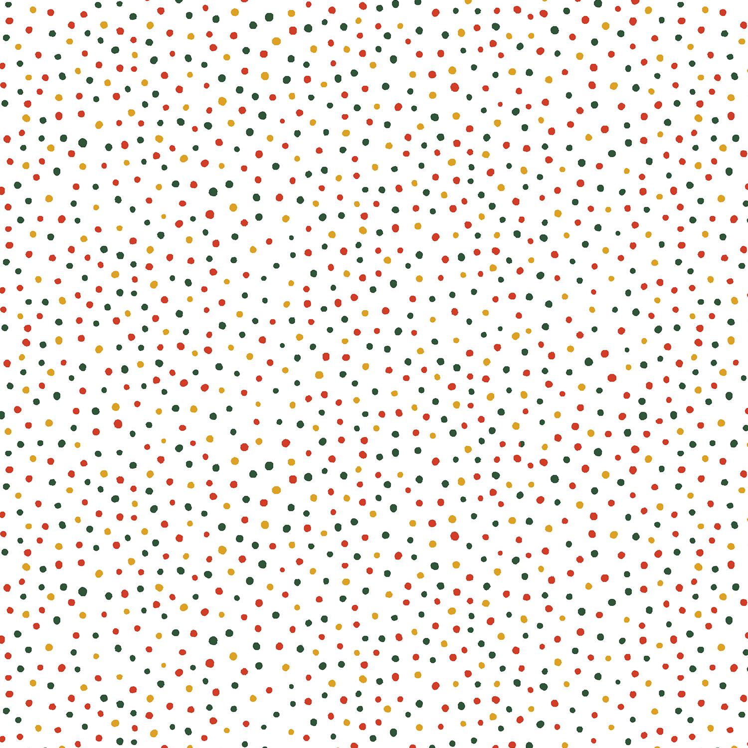 Happiest Dots Holiday Sprinkles Basics Christmas Polka Dots RJR Fabrics Fabric Fetish