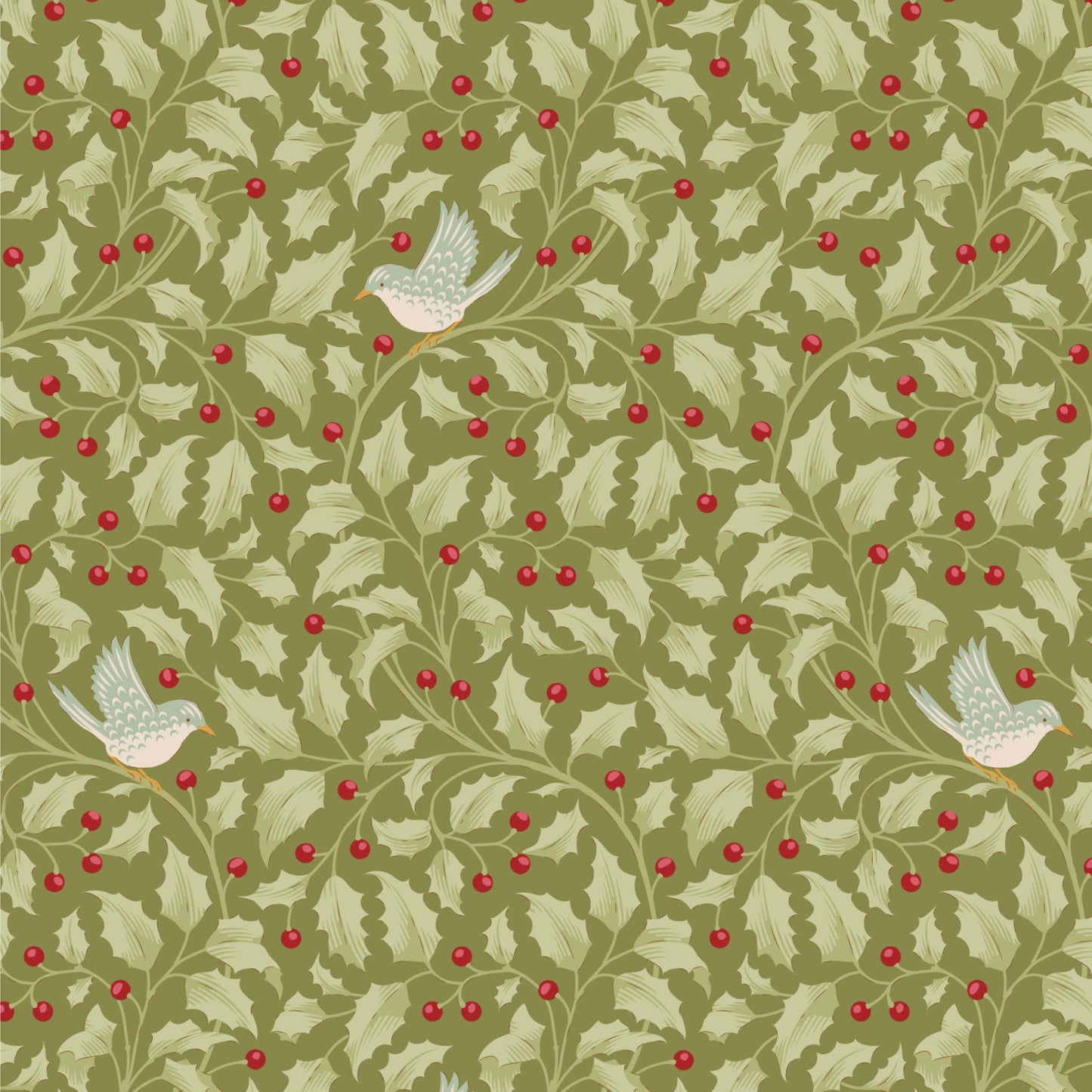 Holly Moss Merry Little Christmas Tilda Fabric Tone Finnanger Fabric Fetish