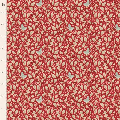 Merry Little Christmas 5 Piece Fat Quarter Bundle Red - Tilda Fabrics