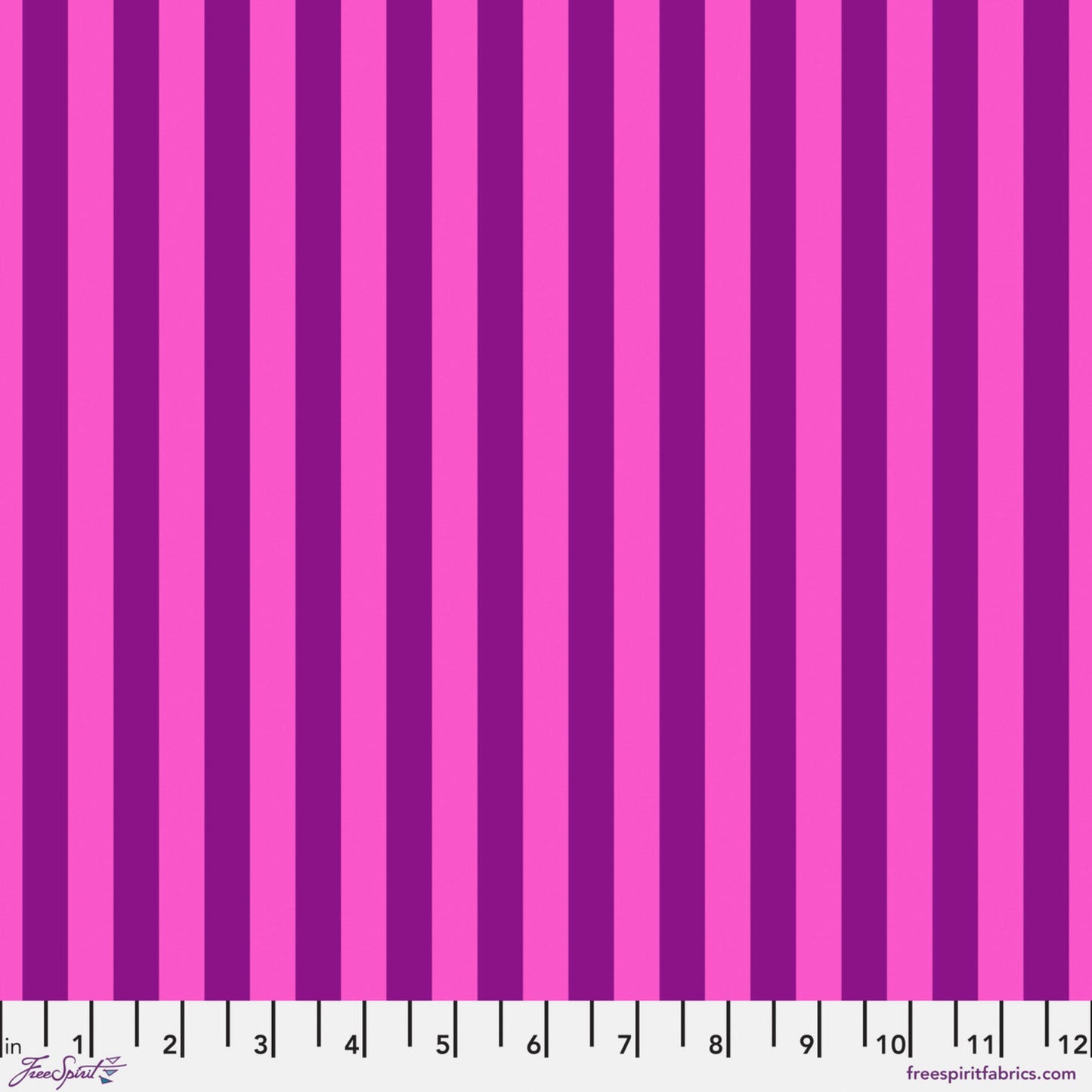 Tent Stripe Foxglove - True Colors - Tula Pink