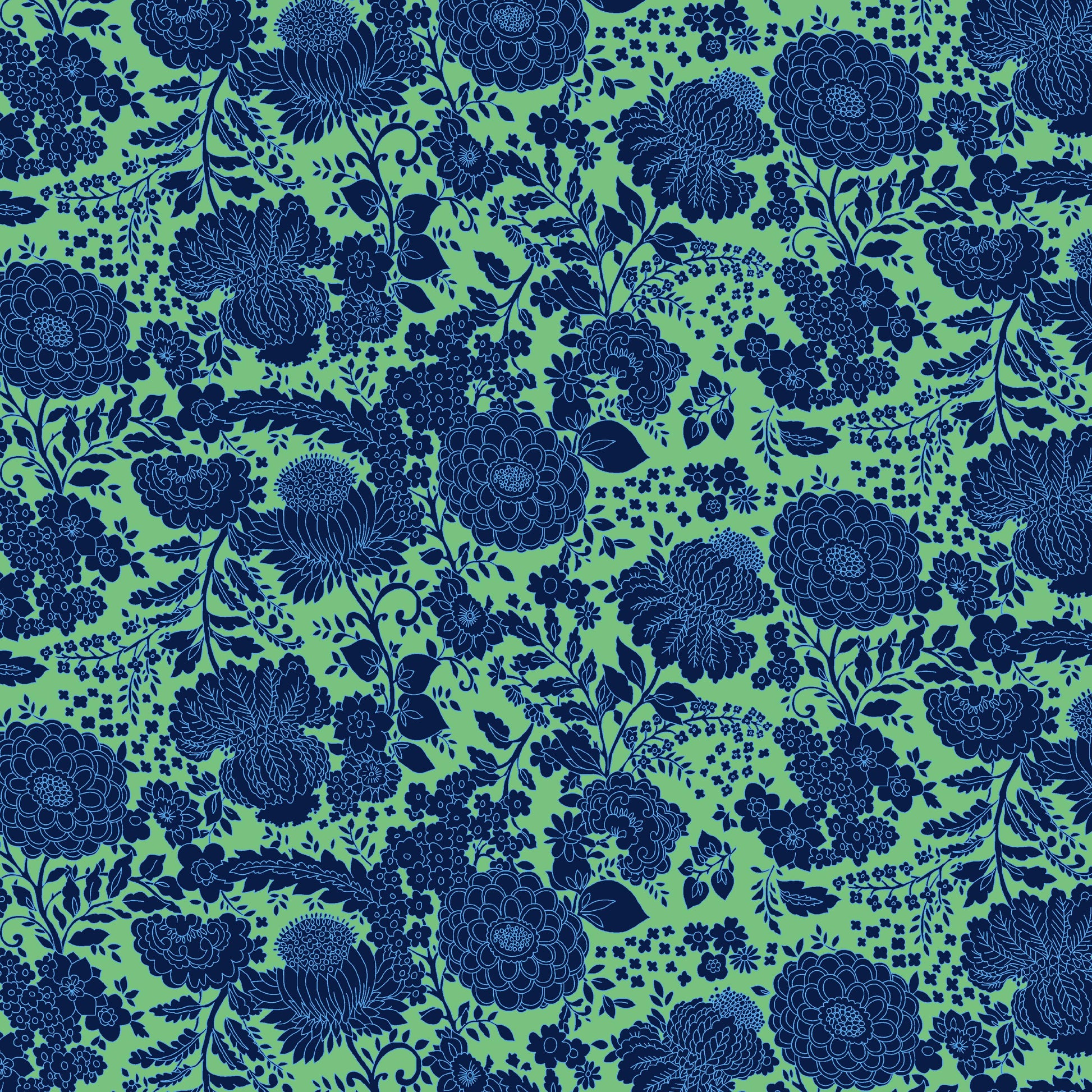 Kim Sea Green Sweet Talk Jennifer Paganelli Windham Fabrics Fabric Fetish