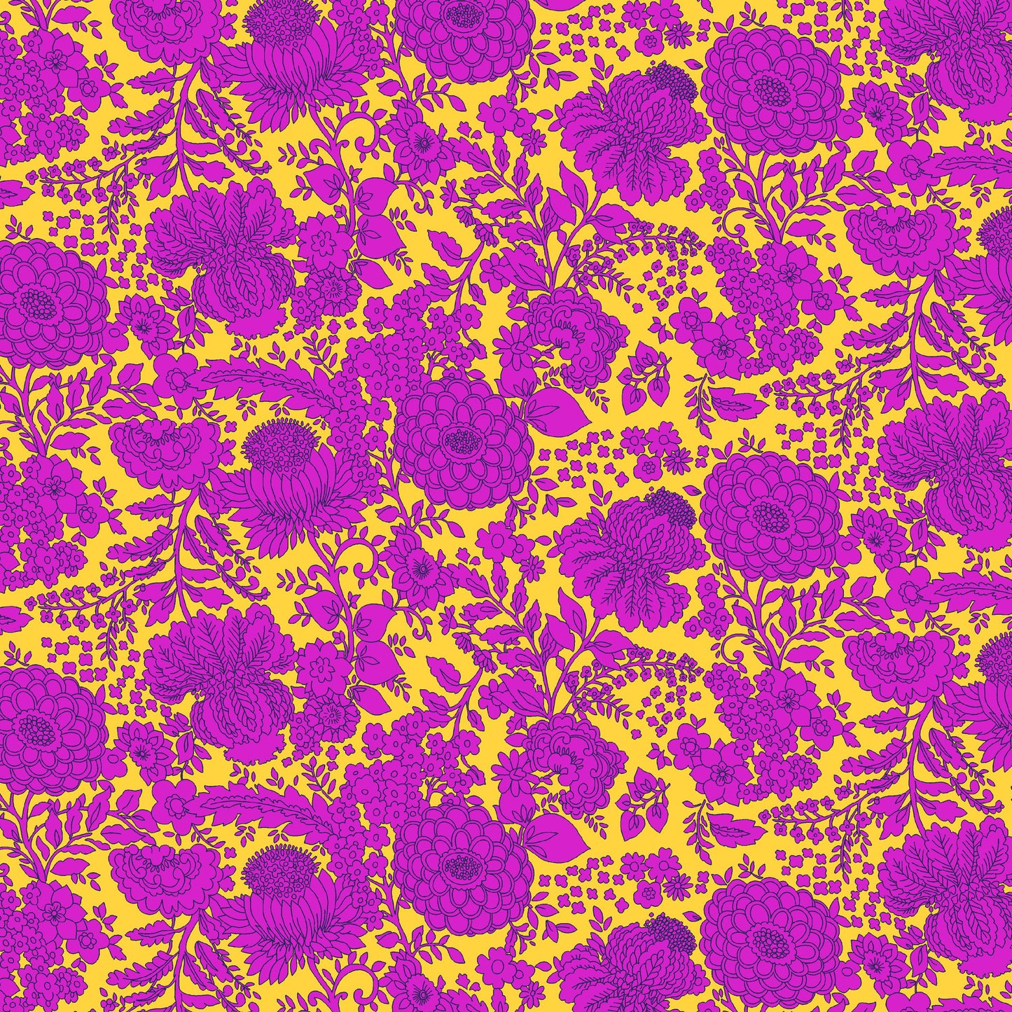 Kim Yellow Sweet Talk Jennifer Paganelli Windham Fabrics Fabric Fetish