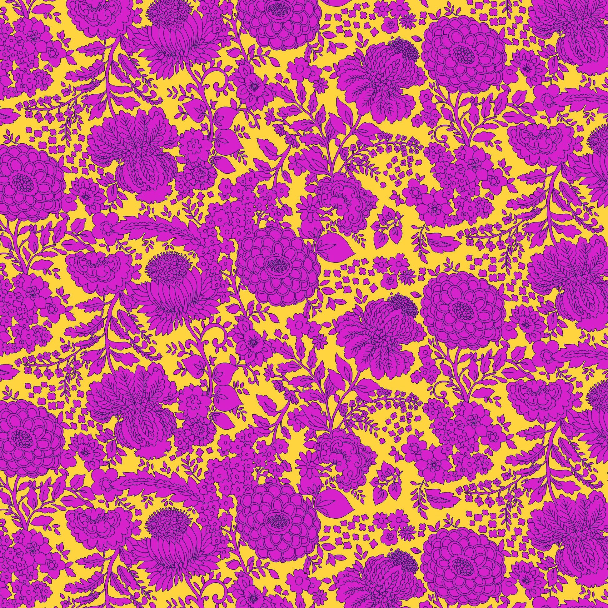 Kim Yellow Sweet Talk Jennifer Paganelli Windham Fabrics Fabric Fetish