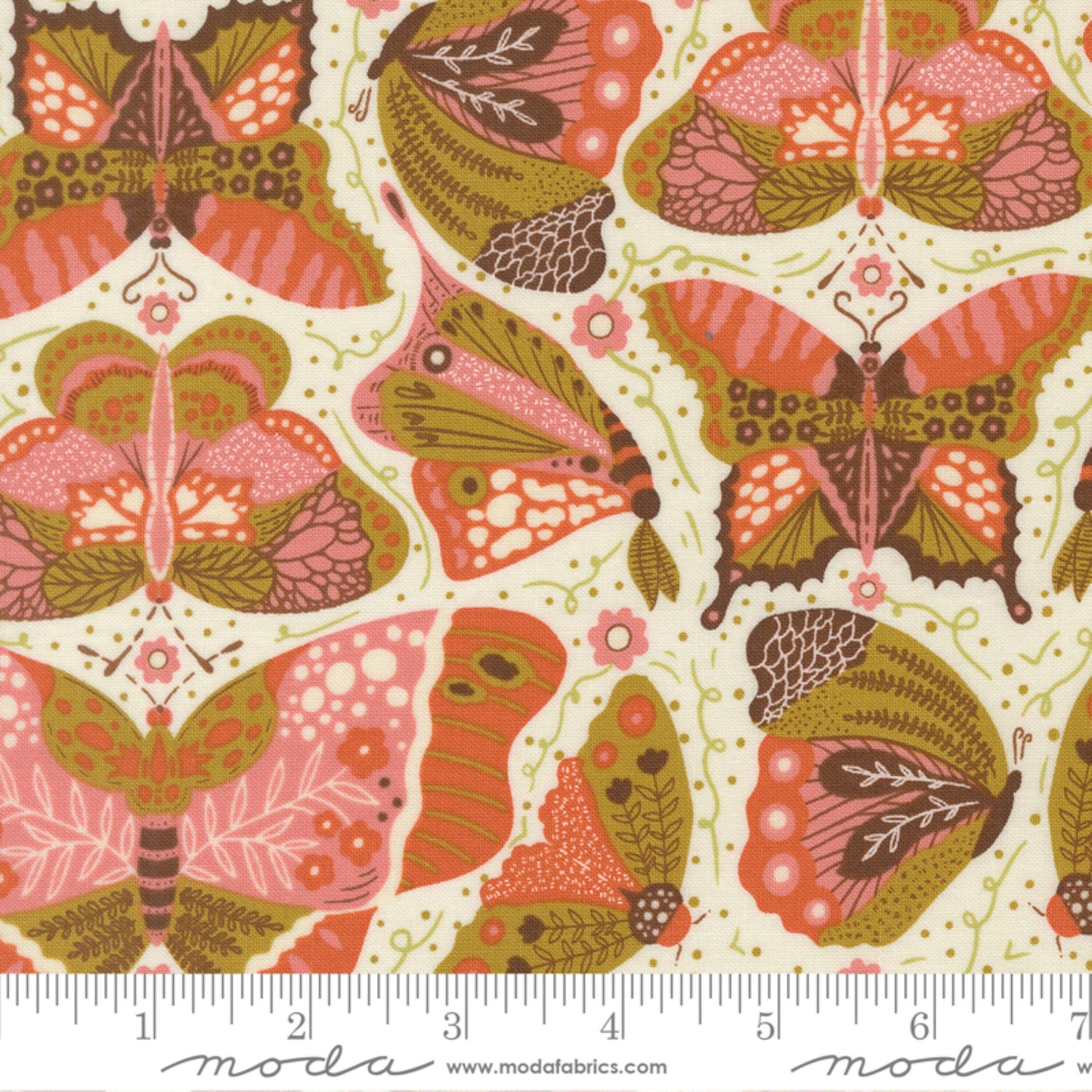 Butterfly Cloud Night Owl Gingiber Moda Fabric Fetish