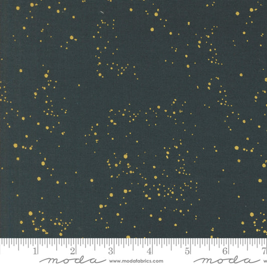 Speckled Sky Midnight Blender GOLD METALLIC Old World Yuletide Fancy That Design House Moda Fabric Fetish