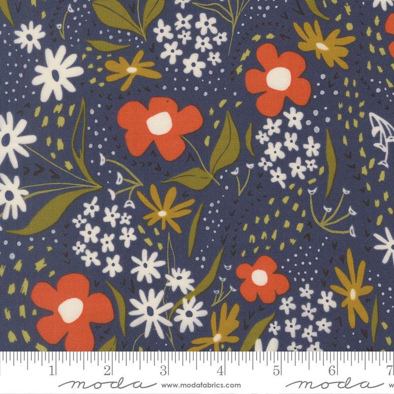 Feedsack Dusk Night Owl Gingiber Moda Fabric Fetish