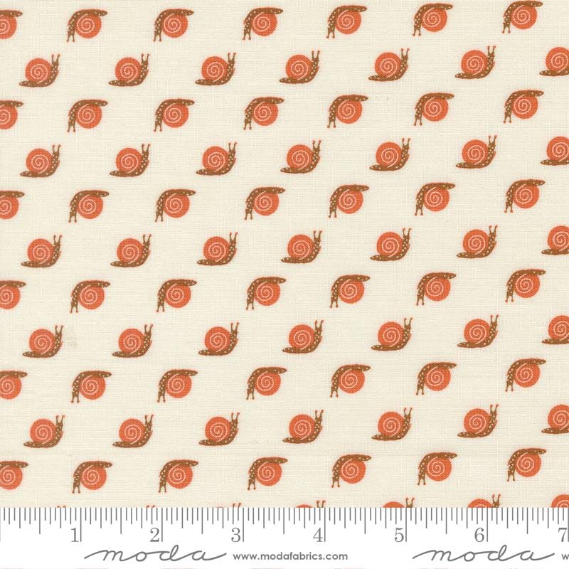Snails Cloud Night Owl Gingiber Moda Fabric Fetish