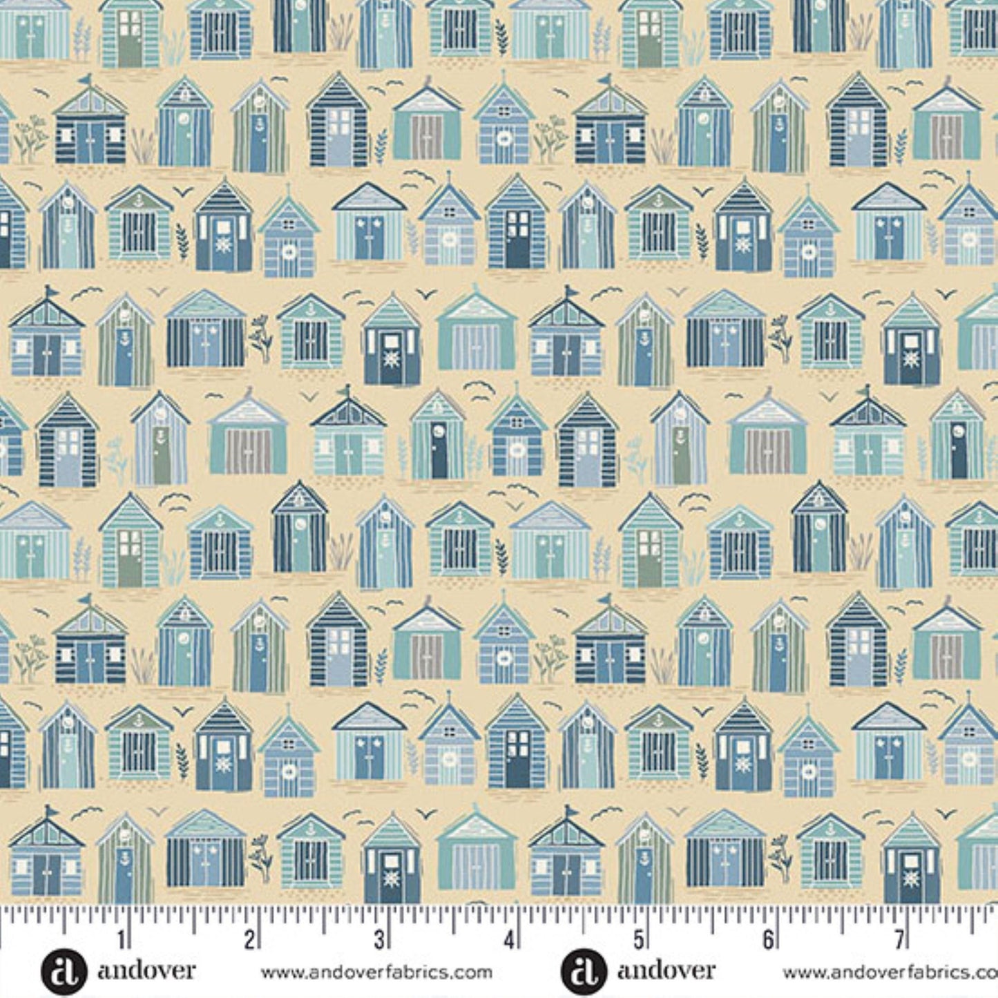 Driftwood- 24pc Fat Quarter Bundle - Makower UK -  Andover Fabrics
