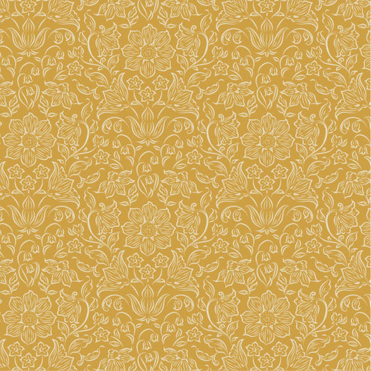 Lila Mustard Blender Blender - Songbird - Tilda Fabric - Tone Finnanger