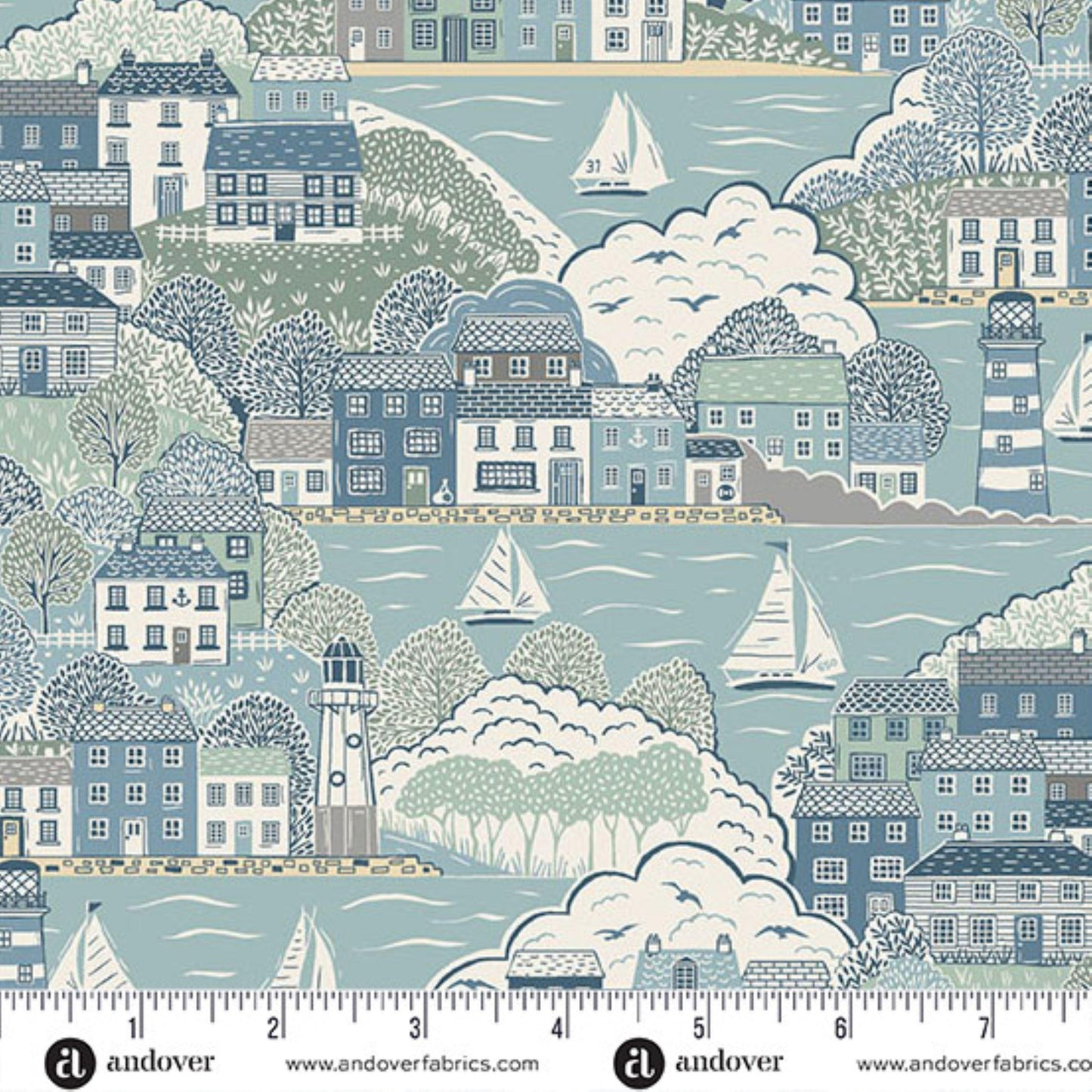 Driftwood- 24pc Fat Quarter Bundle - Makower UK -  Andover Fabrics