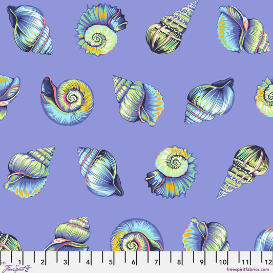 Lil Shelly Marine Floral Reef Tula Pink Freespirit Fabrics Fabric Fetish