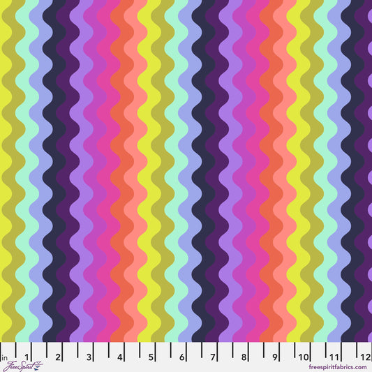 Wave Rider Deep Dive Floral Reef Tula Pink Freespirit Fabrics Fabric Fetish