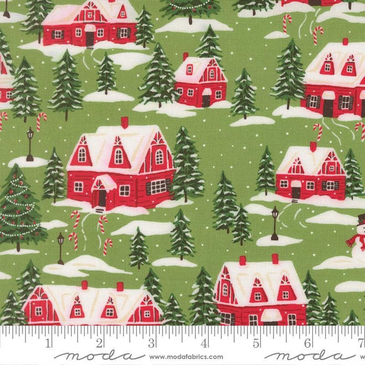Cardinals Village Mistletoe Holiday Cheer Stacy Iest Hsu Moda Fabric Fetish