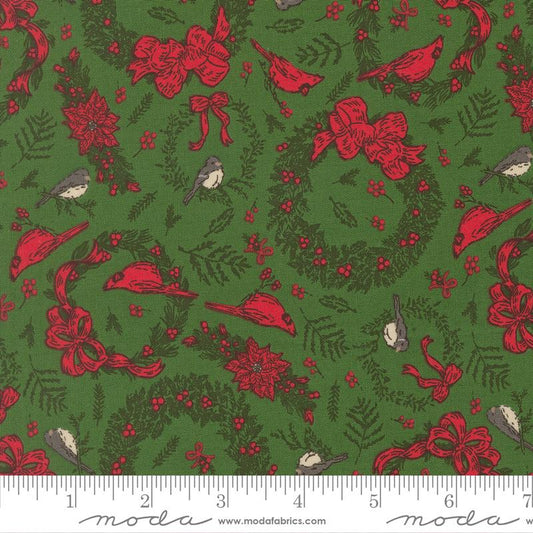 Deck the Halls Evergreen Holiday Cheer Stacy Iest Hsu Moda Fabric Fetish