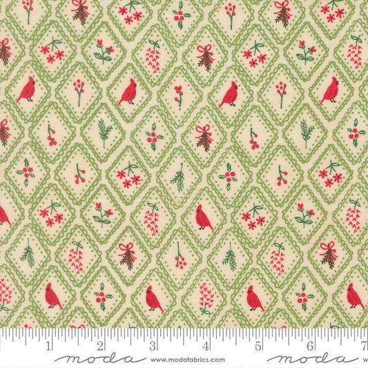 Christmas Charm Natural Holiday Cheer Stacy Iest Hsu Moda Fabric Fetish