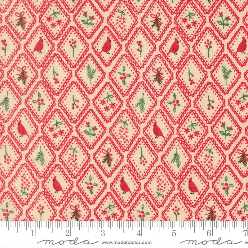 Christmas Charm Poinsettia Holiday Cheer Stacy Iest Hsu Moda Fabric Fetish