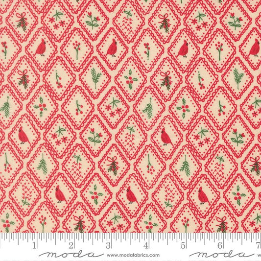 Christmas Charm Poinsettia Holiday Cheer Stacy Iest Hsu Moda Fabric Fetish