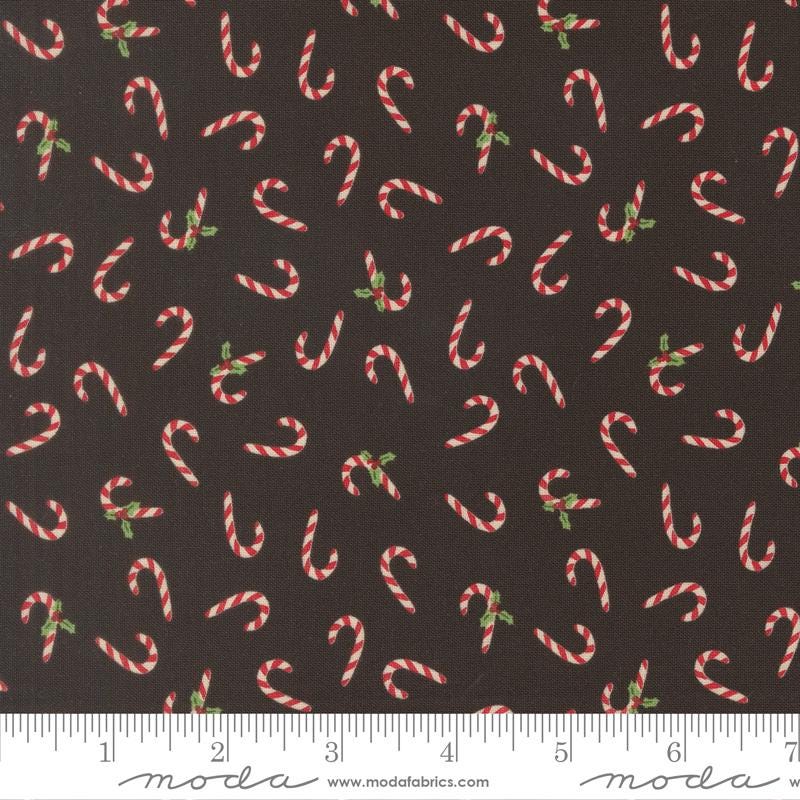 Candy Cane Toss Midnight Holiday Cheer Stacy Iest Hsu Moda Fabric Fetish