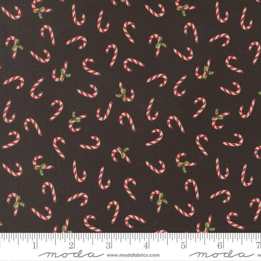 Candy Cane Toss Midnight Holiday Cheer Stacy Iest Hsu Moda Fabric Fetish
